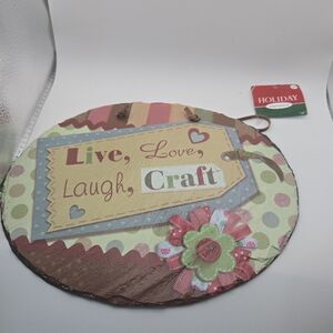 🪨 Live Love Laugh Craft Slate Wall Sign | Holiday Inspirations | Craft Room